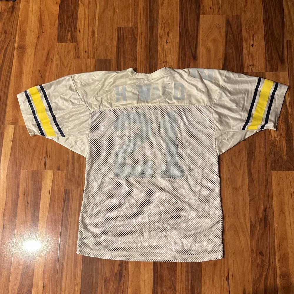 Vintage Russell university of Michigan football jersey Howard 21 made in USA